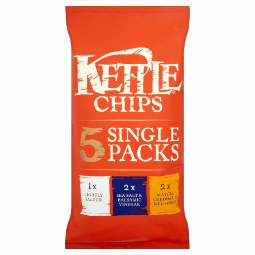Kettle Chips Variety MULTPACK 5x 30g - Multipack mit verschiedenen Geschmacksrichtungen von Kettle