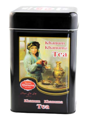 Khanum-Khanuma Earl Grey große Dose - hochwertiger Schwarzer Tee lose 500 Gramm - Schwarztee mit Bergamotte Aroma von Khanum Khanuma