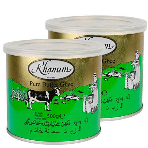 Khanum Ghee Bestes Butterfett im 2er Set á 500 g von dutis