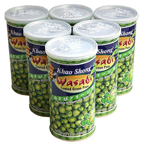 6x280g Khao Shong Erbsen mit Wasabi von Khao Shong