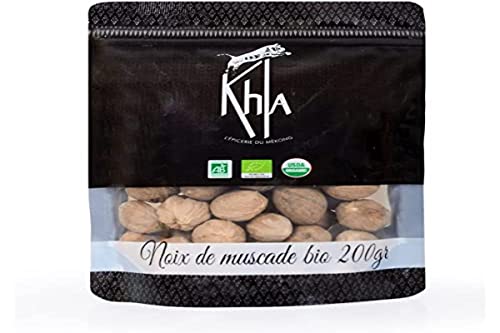 Khla - Muskatnuss Ganz Bio - Frischebeutel 200g von Khla