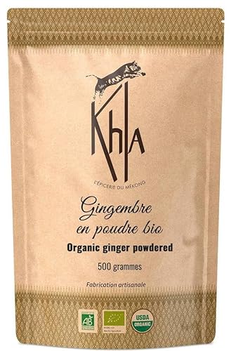 Khla - Bio Ingwer Pulver - Beutel 1kg Gemahlener Ingwer aus Vietnam von Khla