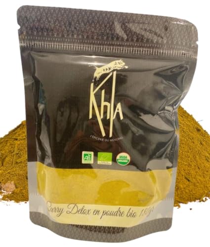KHLA - Grünes Detox Currypulver - Aus biologischem Anbau und fairem Handel - 250g Beutel von Khla