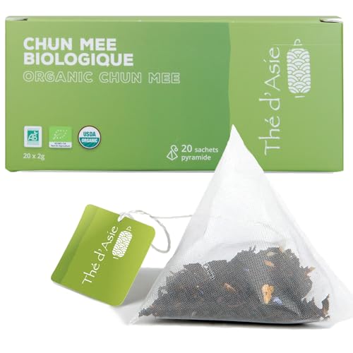 Khla - Grüner Tee Chun Mee Bio - 20 Beutel Pyramidenaufguss von Khla