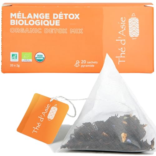 Khla - Kräutertee Detox Mix Bio - 20 Beutel Kräutertee Pyramiden von Khla