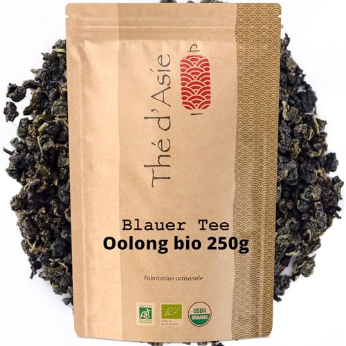 Khla - Oolong Bio 250g - Blauer Tee - Natürlicher Loser Asiatischer Tee aus China - Biologisch, Lose und Geschnitten - Kräutertee & Aufguss von Khla