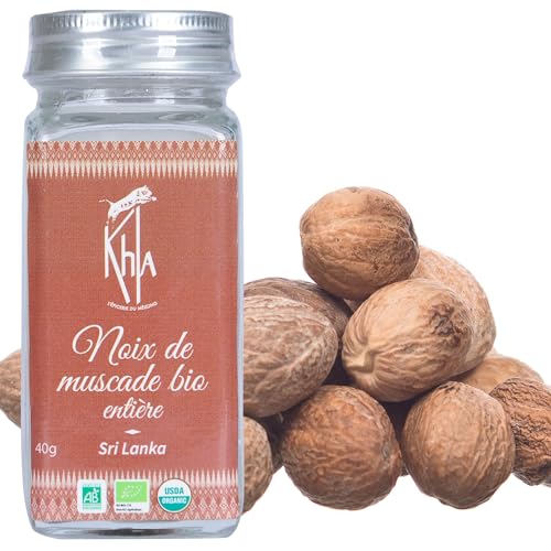 Muskatnuss – Bio – ganz – 40 g – Glas von Khla