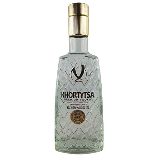 Vodka Khortytsa Premium 0,5L ukrainischer Wodka Hortica von Khortysa