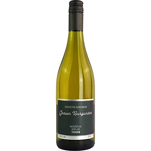 Grauer Burgunder Spätlese 2021 Baden Kaiserstuhl Weißwein Vegan trocken Kiefer Weine - Edition BARRIQUE Deutschland 750ml-Fl von Kiefer Weine - Edition BARRIQUE