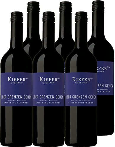 Über Grenzen gehen - Kiefer - rot - trocken - 12,4%vol. - 6er Paket von Kiefer