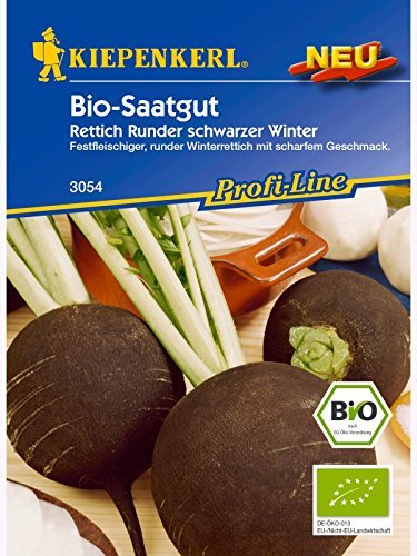 Rettich Runder schwarzer Winter BIO Rettich Runder schwarzer Winter BIO von Kiepenkerl