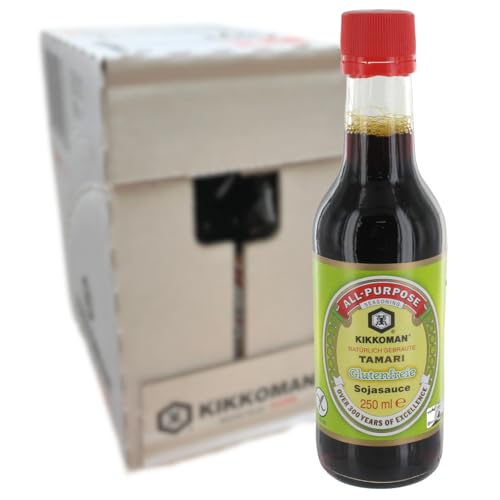 KIKKOMAN Glutenfreie Sojasauce, 6er Pack (6 x 250 ml) von Kikkoman