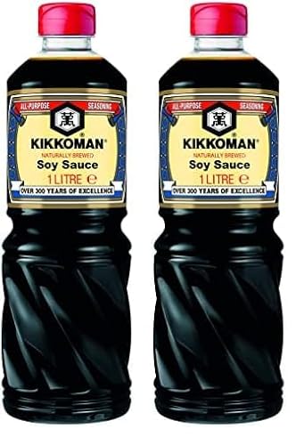 KIKKOMAN - Sojasoße (Pet) - (1 X 1 LTR) (Packung mit 2) von Kikkoman