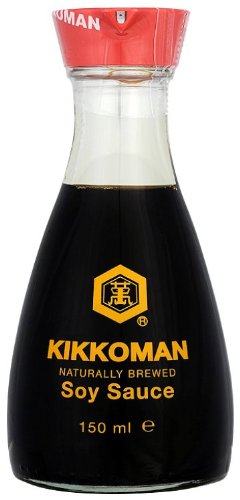 Kikkoman Sojasauce Naturgebrüht, 150 ml, 4 Stück von Kikkoman