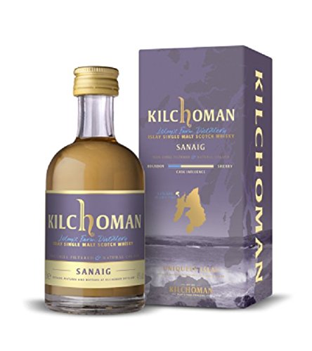 KILCHOMAN Sanaig - 46% Vol 1x0,05L Miniatur Islay Single Malt Scotch Whisky von Kilchoman