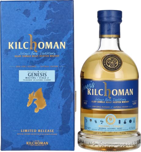 Kilchoman GENESIS MALTING Islay Single Malt Scotch Whisky Stage 2 49,2% Vol. 0,7l in Geschenkbox von Kilchoman