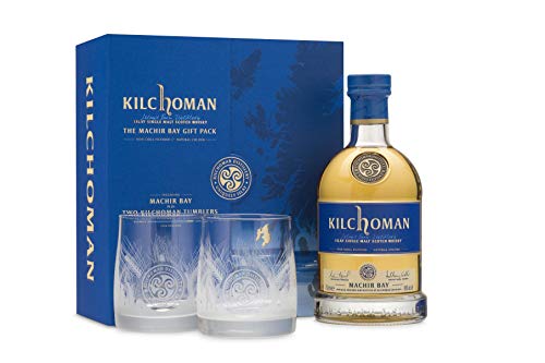 Kilchoman THE MACHIR BAY GIFT PACK 46% Vol. 0,7l in Geschenkbox mit 2 Gläsern von Kilchoman