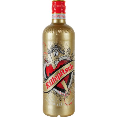 1 Flasche Killepitsch Gold 42% vol. a 0,7L Designerflasche limitiert Kräuterlikör von Killepitsch