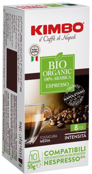 Kimbo Bio Nespresso®*-kompatible Kapseln von Kimbo