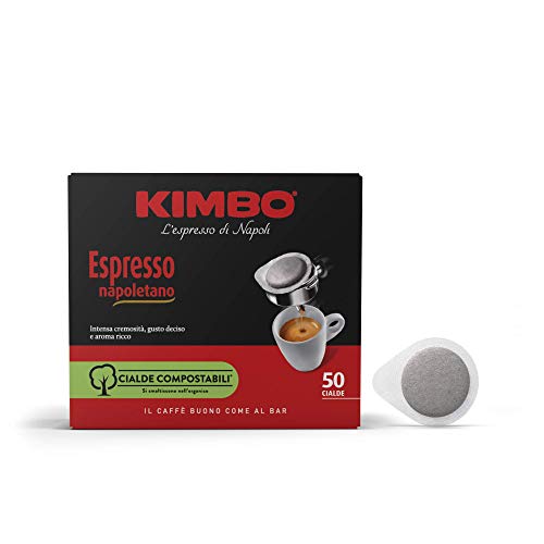 50 Kaffeepads Kimbo Espresso Napoletano Kaffee Coffee einzelnen Paketen pads von Kimbo