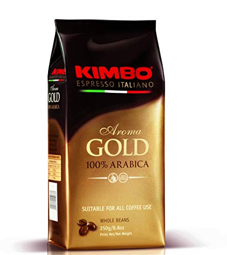 Caffe Espresso Gold 100% Arabica.ganze Bohnen 250g/Kimbo von Kimbo