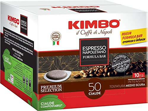 Caffè KIMBO - Kaffee Kapseln premium italienischen Kaffee ESE 44mm - ESPRESSO NAPOLI Mischung 200 Kapseln von Kimbo