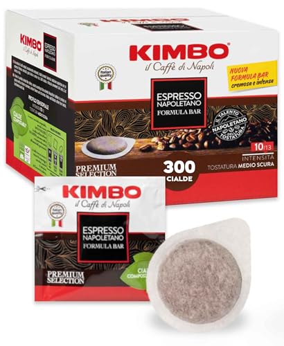 Caffè KIMBO - Kaffee Kapseln premium italienischen Kaffee ESE 44mm - ESPRESSO NAPOLI Mischung 300 Kapseln … von Kimbo