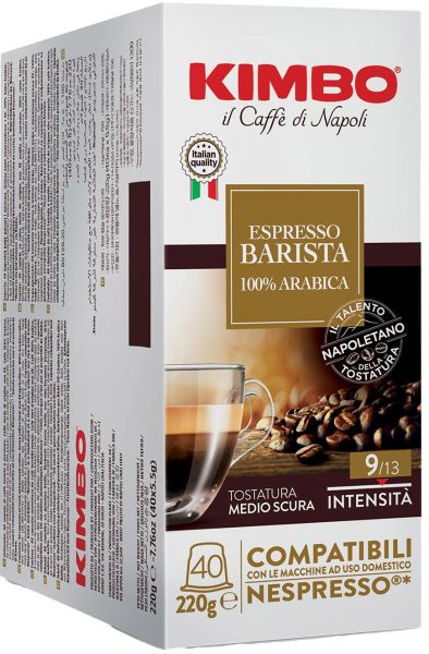 Kimbo Barista Nespresso®*-kompatible Kapseln von Kimbo