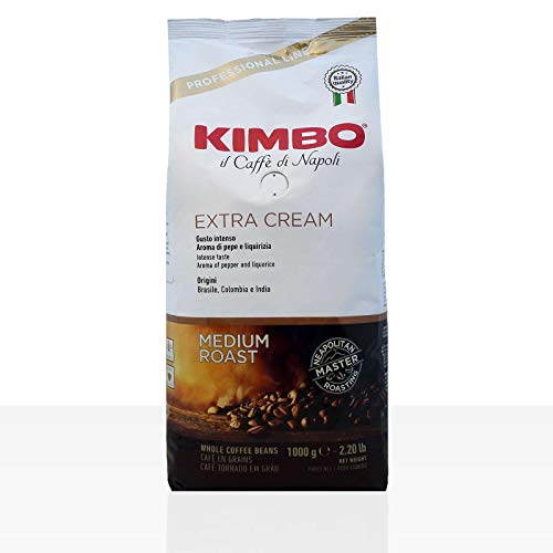 Kimbo Espresso Bar Extra Cream 6 x 1kg Kaffee ganze Bohne von Kimbo S.p.A.