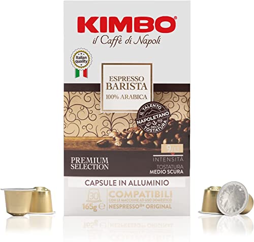 Kimbo Espresso Barista 100% Arabica Kapseln für Nespresso-Maschine (30 St.) von Kimbo