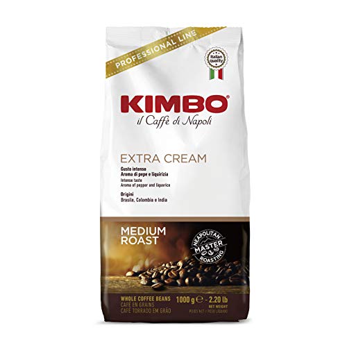 Kimbo Espresso Kaffee Extra Cream 1000g Bohnen von Kimbo