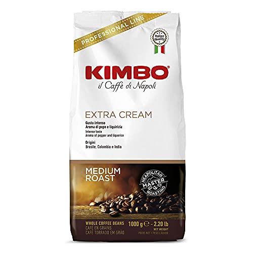 Kimbo Extra Cream Bohnen, 6 x 1 kg von Kimbo