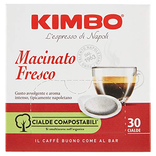 Kimbo Macinato Fresco Kaffeepads Espresso ese 30 Pads Kaffee Coffee e.s.e. 44mm von Kimbo