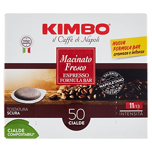 Kimbo Macinato Fresco Kompostierbare ESE-Kaffeepads Intensität 11/13 Jede Packung enthält 50 Kaffeepads + Italian Gourmet Polpa di Pomodoro 400g Dose Kimbo Macinato Fresco Kompostierbare ESE-Kaffeepads Intensität 11/13 Jede Packung enthält 50 Kaffeepads + Italian Gourmet Polpa di Pomodoro 400g Dose von Kimbo