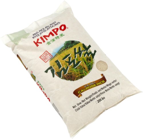 Kimpo Calrose Reis / Sushi Reis, 1er Pack (1 x 9.1 kg Packung) von Kimpo