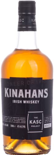 Kinahan's KASC Project Irish Whisky | The Pioneer of Irish Whiskey | Hergestellt in einzigartigen Hybrid-Fässern aus 5 Holzsorten | A Riot of Wood | 43% Vol. | 1x0,7l von Kinahan's