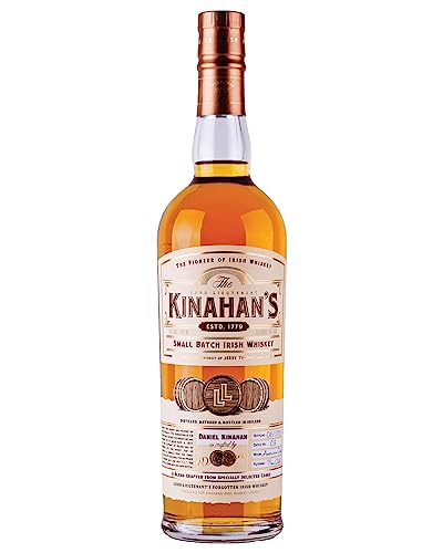 Kinahan's Small Batch Irish Whiskey | The Pioneer of Irish Whiskey | Blend von irischen Grain & Malt Whiskeys | Aus erst- und zweitbefüllten Bourbon-Fässern | 46% Vol. | 1x0,7l von Kinahan's