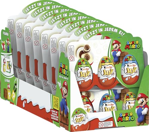 Kinder Joy – Überraschungsei mit leckerer Milch- und Kakaocreme, Knusperkugeln und 1x Spielzeug oder einer beliebten Sammelfigur – 16 Packungen zu je 3 Eiern Kinder Joy – Überraschungsei mit leckerer Milch- und Kakaocreme, Knusperkugeln und 1x Spielzeug oder einer beliebten Sammelfigur – 16 Packungen zu je 3 Eiern von Kinder Joy