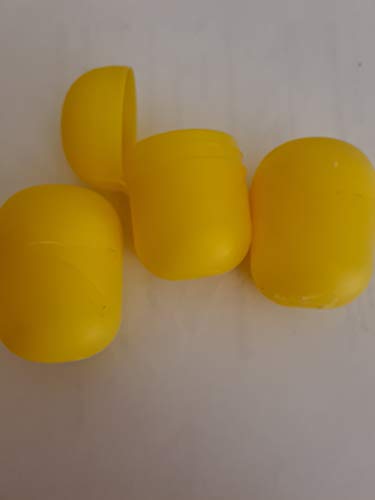 25 Ü-Ei Kapseln am Steg in gelb von Ferrero (Zum basteln oder als Verpackung - Adventskalender) von Kinder Überraschung