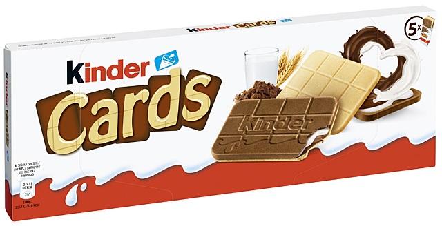 Kinder Cards Kekswaffel mit Milch und Kakao Kinder Cards Kekswaffel mit Milch und Kakao von Kinder