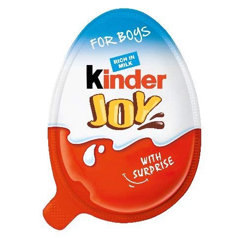 Kinder Joy With Surprise Inside (Jungen) - Verkauft von ICSTORE (Boy Display w/24 Eier) von Kinder