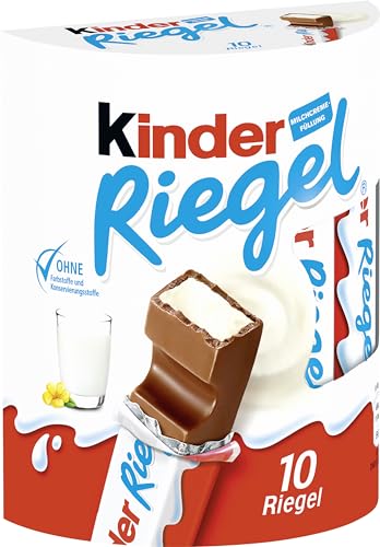 Kinder Riegel, 10 Riegel, 210g von Kinder