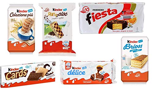 Testpaket Kinder Ferrero Brioss Colazione più Panecioc delice fiesta cards Testpaket Kinder Ferrero Brioss Colazione più Panecioc delice fiesta cards von Kinder