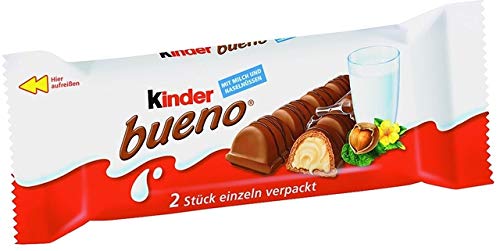 kinder Schokoladenriegel bueno®, 2Pack (43 g), Sie erhalten 30 Stück á 43 g von Kinder