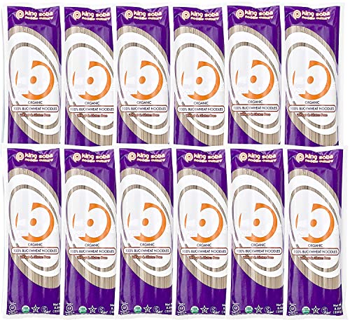 King Soba 100 Prozent Buchweizennudeln 250 g (12 Stück) von King Soba Noodle Culture