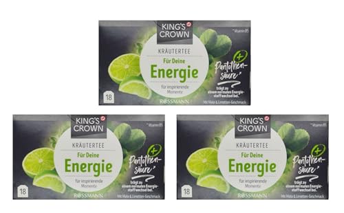 King's Crown Für Deine ENERGIE Kräutertee für inspiriende Momente, 3x36g King's Crown Für Deine ENERGIE Kräutertee für inspiriende Momente, 3x36g von King's Crown