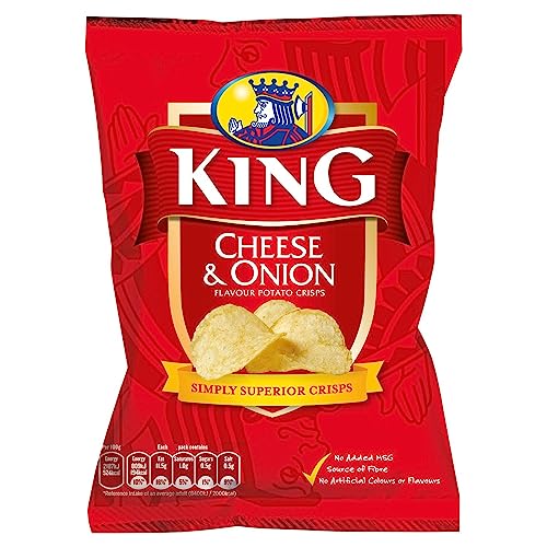 King Käse- und Zwiebelknacken, 10 x 25 g von King