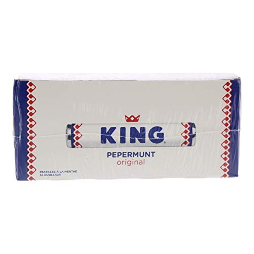 King Pfefferminz-Original - 36 Rollen x 45,5 Gramm von King