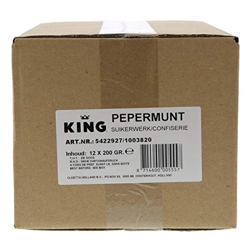 King Pfefferminze - 12 Beutel x 200 Gramm von King