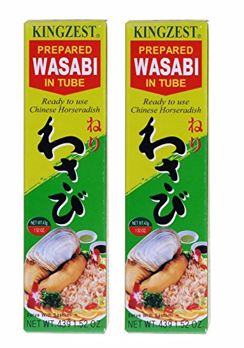 [ 2x 43g ] KINGZEST Wasabi Paste in Tube / Meerrettich Paste von Kingzest